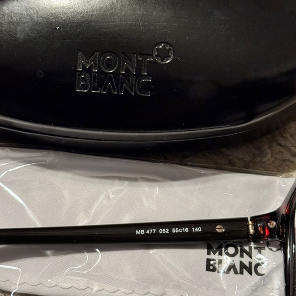 Montblanc Black Eyeglasses with Case - Picture 5 of 5